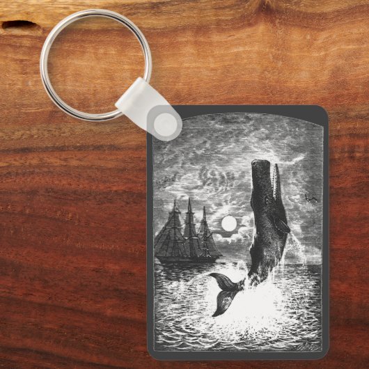  snaarwalvissen, zeedieren sleutelhanger (Voorkant)