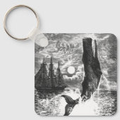  snaarwalvissen, zeedieren sleutelhanger (Voorkant)