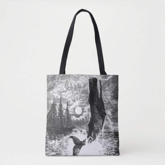  snaarwalvissen, zeedieren tote bag (Voorkant)