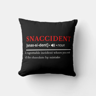 Snaccident - Aanpasbare Woordenboekdefinitie Kussen