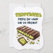 Snaccident: Eet de hele chocolade Kunafa كنافة Kaart (Voorkant)