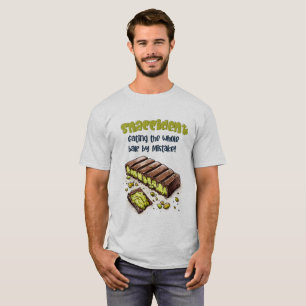 Snaccident: Eet de hele chocolade Kunafa كنافة T-shirt