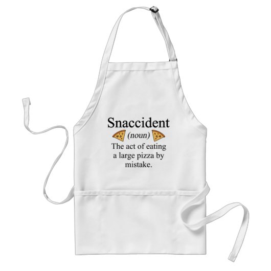 Snaccident Pizza Standaard Schort (Voorkant)