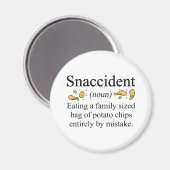 Snaccident Potato Chips Magneet (Voorkant / Achterkant)