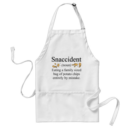 Snaccident Potato Chips Standaard Schort (Voorkant)