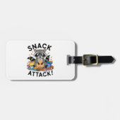 Snack Attack Bagagelabel (Voorkant horizontaal)