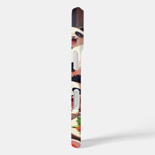 Snack Attack Panda Case-Mate iPhone Case (Achterkant / Rechts)