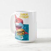 Snack Attack Shark Mug Koffiemok (Voorkant links)
