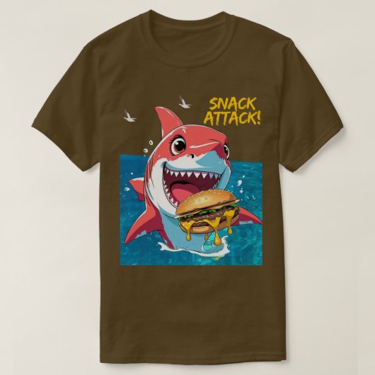 Snack Attack Shark T-shirt (Design voorkant)