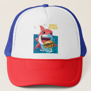 Snack Attack Shark – Zomerhoed Trucker Pet