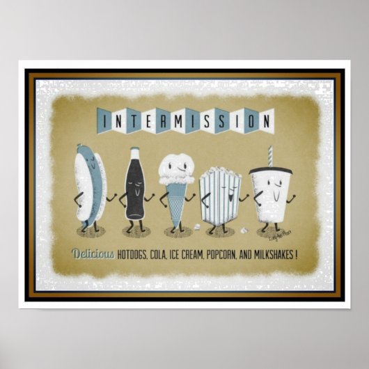 Snack Bar voor Movie-bioscoopinterferentie Poster (Voorkant)