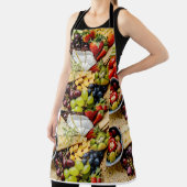 Snack board met kaas, vruchten en scheurtjes schort (Insitu)