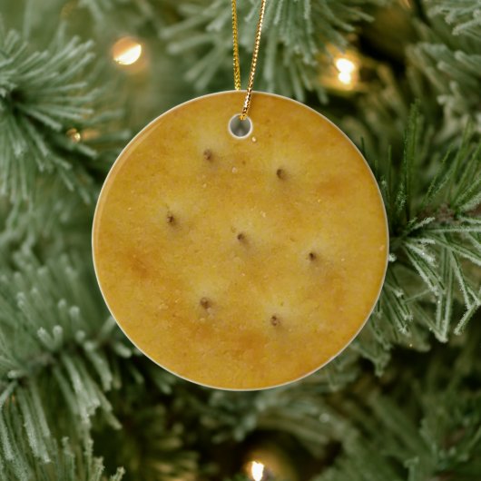 Snack Cracker Keramisch Ornament (Boom)