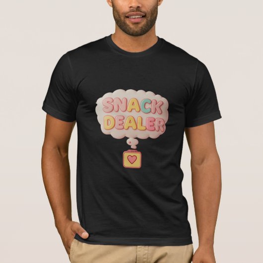Snack Dealer Grappige Lieve Moeder Lunchbox Paste T-shirt (Voorkant)