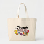 Snack Dealer Moeder Leven Grappig Grote Tote Bag (Voorkant)