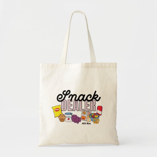Snack Dealer Moeder Leven Grappig Tote Bag (Voorkant)