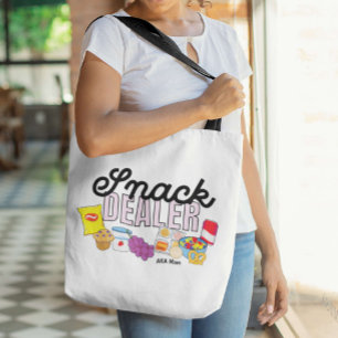 Snack Dealer Moeder Leven Grappige Canvas tas