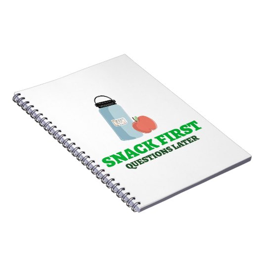 Snack Eerste Vragen Later-School Lunch Break Notitieboek (Rechterzijde)