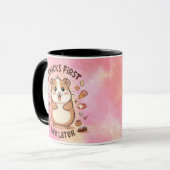 Snack First, Life Later Mug – Funny Snack Lover  Mok (Voorkant links)