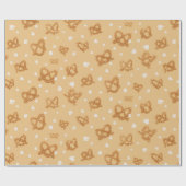 Snack Food Wrapping Papier - Popcorn & Zachte Pret (Vlak)