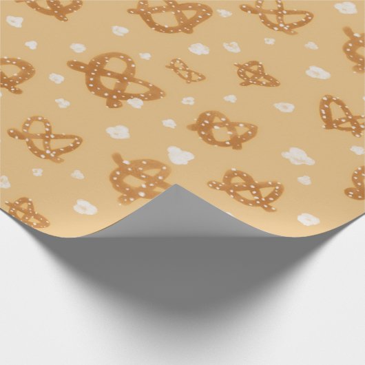 Snack Food Wrapping Papier - Popcorn & Zachte Pret (Hoek)