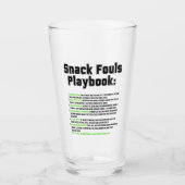 Snack Fouls Playbook Glas (Voorkant)