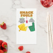 Snack Fouls voor Party Goers Servet (Insitu)