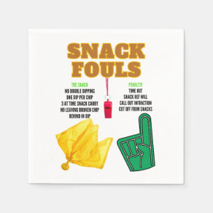 Snack Fouls voor Party Goers Servet