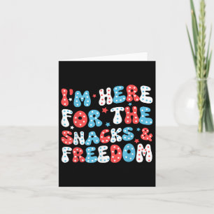 Snack Freedom Red White Patriotic Freedom Onafhank Kaart