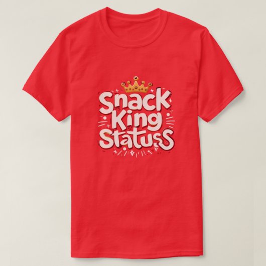 Snack Koning T-shirt (Design voorkant)