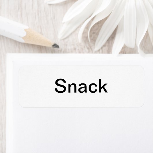 Snack Labels/ Etiket (Insitu)