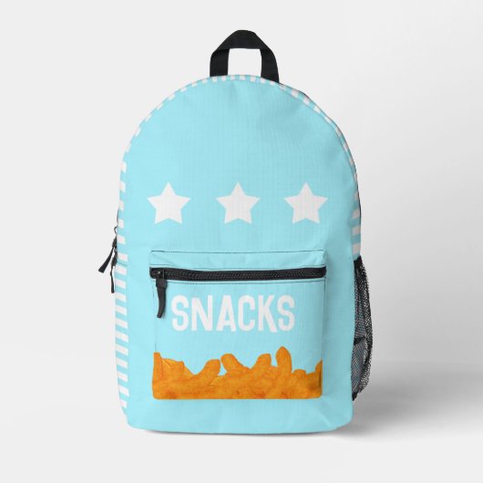 Snack Lover Gedrukte Rugzak (Voorkant)