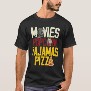 Snack Lover Gift Idee Vrouwen Meisjes Film Pizza P T-shirt