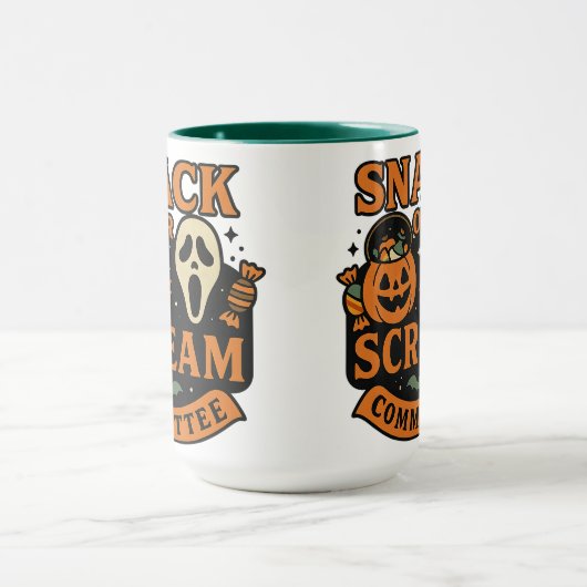 Snack or Scream Committee | Halloween Mok (Midden)