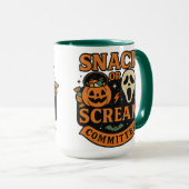 Snack or Scream Committee | Halloween Mok (Voorkant rechts)