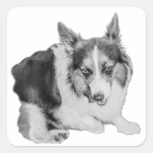 Snack Patrol Vierkante Sticker (Voorkant)