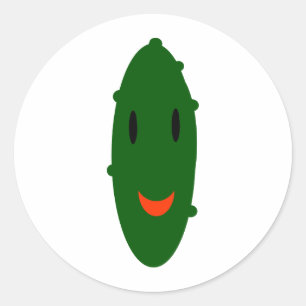 Snack Pickle Ronde Sticker