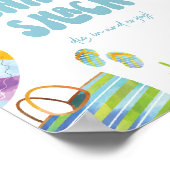 Snack Pool Party Station Sign Poster (Hoek)