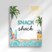 Snack Shack Feestbord Poster