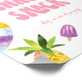 Snack Shack Meisje Verjaardagsteken Poster (Hoek)