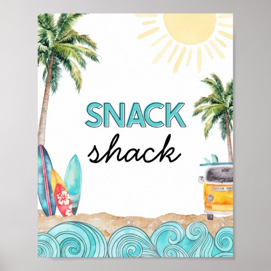 Snack Shack Party-teken Poster (Voorkant)