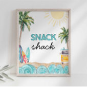 Snack Shack Party-teken Poster