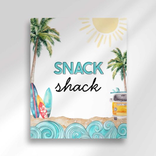 Snack Shack Party-teken Poster