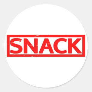 Snack Stamp Ronde Sticker