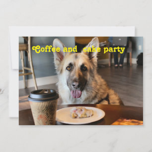 Snack tijd koffie uitnodigingen