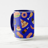 Snack Time Blue Coffee-Mok Mok (Voorkant links)