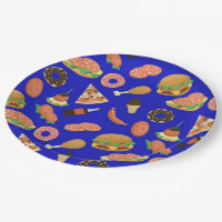 Snack Time Blue Picnic Paper-Borden