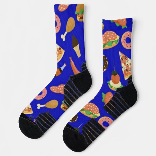 Snack Time Blue Sokken (Links)