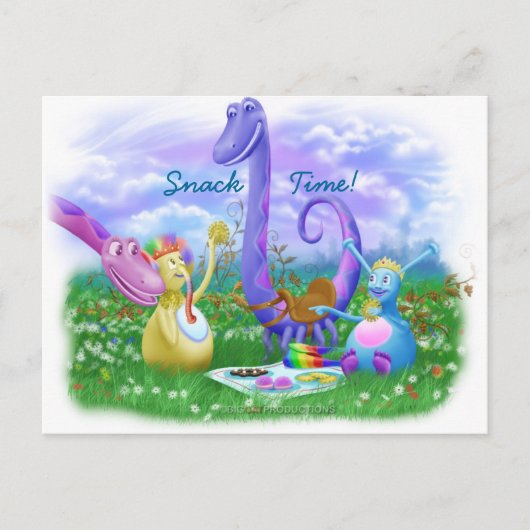 Snack Time. Briefkaart (Voorkant)