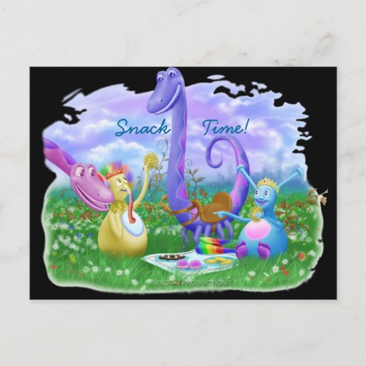 Snack Time. Briefkaart (Voorkant)